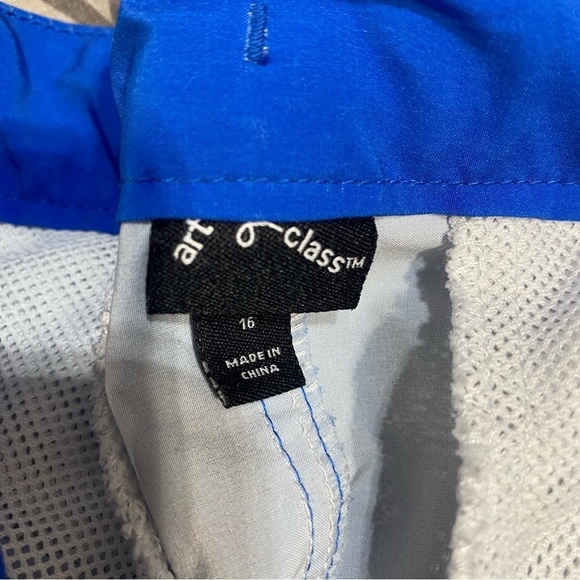 Art CLASS SWIM BOARD SHORT SIZE 16 BLUE - Picture 4 of 4